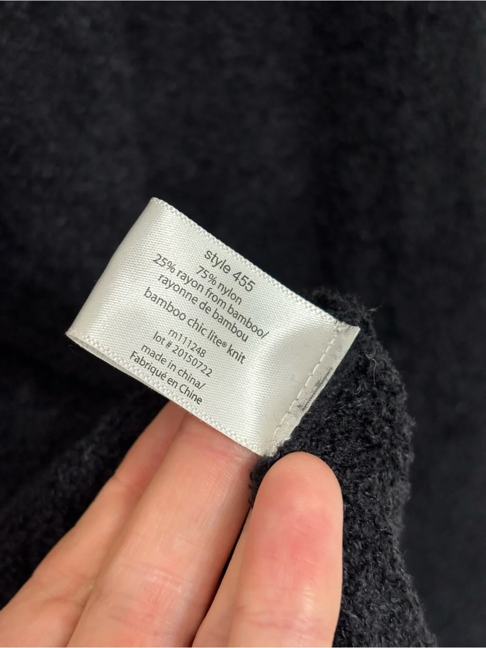 Barefoot Dreams Bamboo Chic Lite Weekend Wrap in Black - One Size